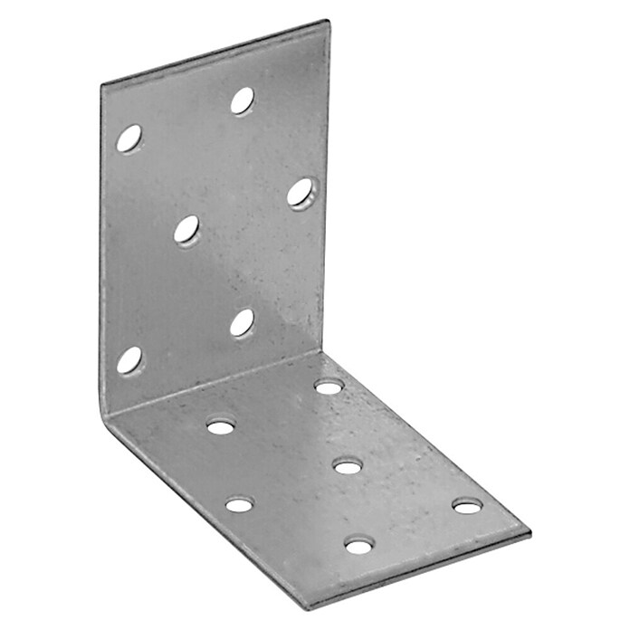 Stabilit Escuadra con placa perforada (60 x 60 x 40 mm, Galvanizado Sendzimir, 1 ud.)