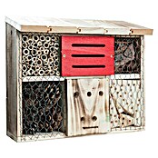 Windhager Insektenhotel Zur Linde (30 x 13,5 x 27 cm, Naturbraun/Rot)