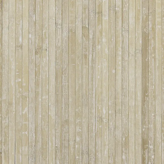 Alfombra de bambú Cool - Yeso, 200 x 50 cm - Suelo de madera de bambú claro. La madera blanqueada tiene una textura preciosa y crea una sensación cálida y acogedora.