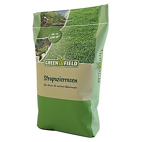 Greenfield Rasensamen Strapazierrasen (5 kg, 200 m²)