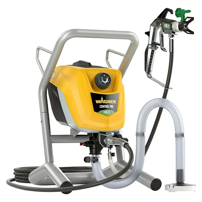 Wagner High Efficiency Airless Farbsprühsystem Control Pro 250 MLeistungsaufnahme: 550 W, Förderleistung: 1,25 l/min - Wagner Control Pro Farbspritzgerät, ein zuverlässiges Werkzeug für professionelle Malerarbeiten und Heimwerkerprojekte.