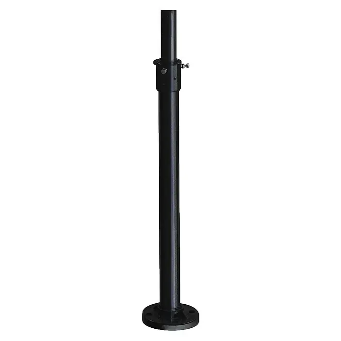myPool Pie de apoyo Aqua Jet 50 - Ø x Al: 15 x 77 cm - Trípode ajustable negro con elementos de bloqueo y base estable. Ideal para trabajos de estudio y uso escénico.