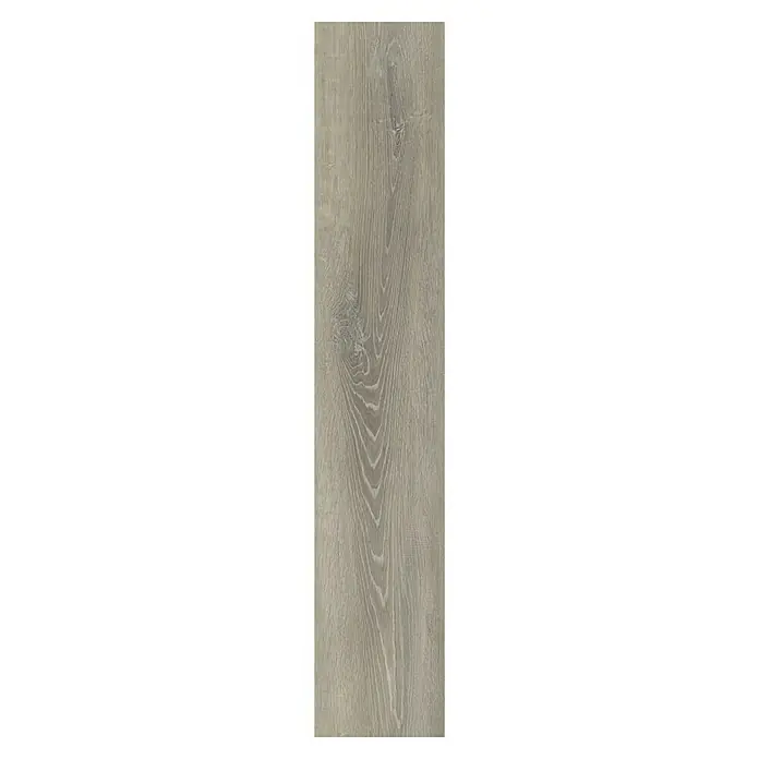 b!design Vinylbodenmuster Isocore Inside Eiche Sterling - 280 x 160 x 7 mm, Landhausdiele - Ein einzelnes Paneel aus hellem Vinylboden mit Holzstruktur. Ideal für stilvolle Bodenbeläge in Wohnräumen.