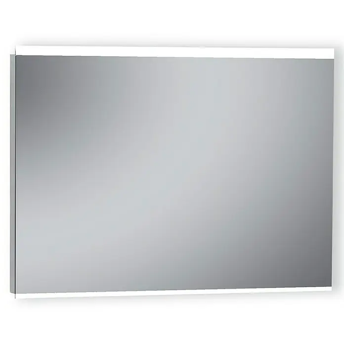 Espejo con luz Sven - 100 x 80 cm - Espejo rectangular con iluminación integrada, ideal para baños modernos. El diseño elegante ofrece un aspecto sofisticado.