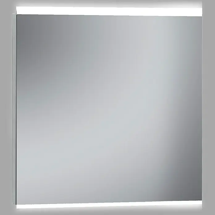 Espejo con luz Sven - 80 x 80 cm - Espejo de baño iluminado con un diseño elegante y moderno, perfecto para un ambiente de baño luminoso y con estilo.