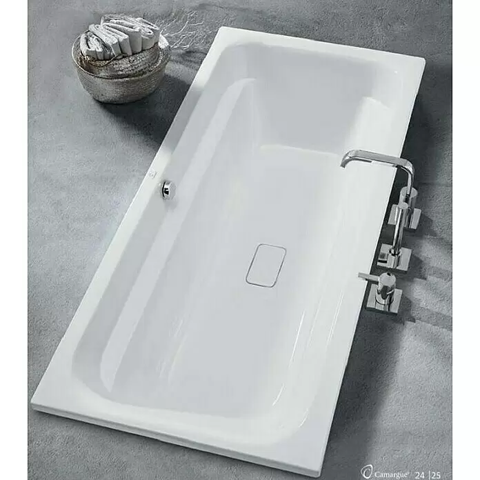 Camargue Badewanne Atlanta - 190 x 80 cm, Sanitäracryl, Weiß - Stimmungsaufnahme