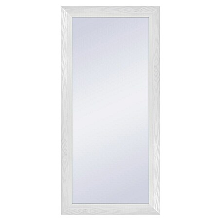 Espejo con marco XXL Génova (76 x 186 cm, Blanco, MDF)