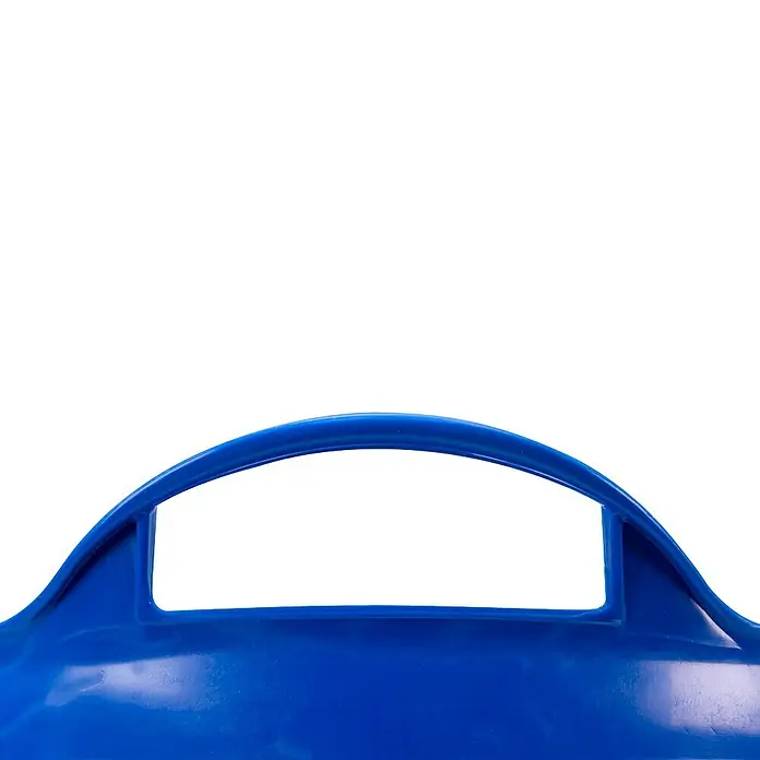 Capazo multiusos - Azul, Plástico, 42 l - Primer plano de un cubo azul con asa.