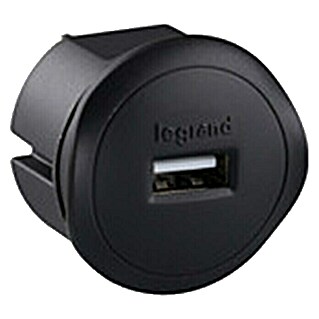 Legrand USB-Adapter (Schwarz, L x B x H: 4 x 7 x 12 cm)