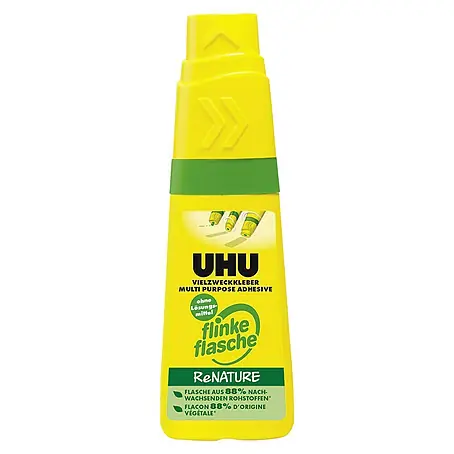 UHU Flinke Flasche Alleskleber ReNature