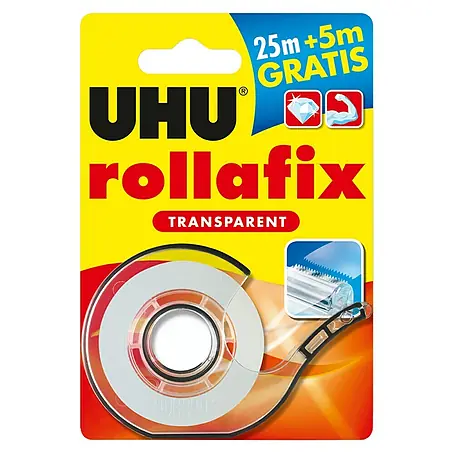 UHU  Klebefilm mit Abroller Rollafix