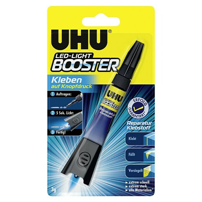 UHU Reparaturstift LED-Light Booster3 g Front View