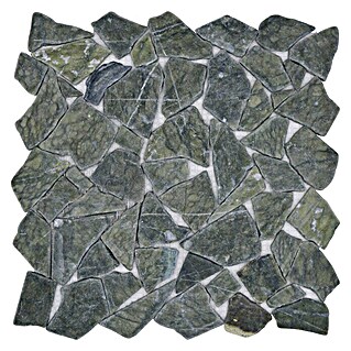 Mozaïektegel Uni CIOT 407 (31,5 x 31,5 cm, Grijs/Groen, Mat)