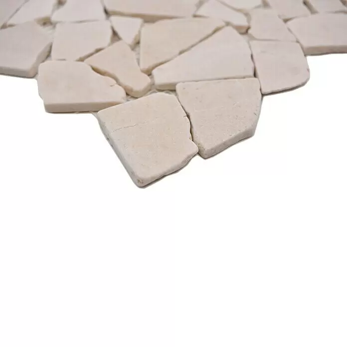 Mosaikfliese Uni CIOT 30/13 - 30,5 x 30,5 cm, Weiß, Matt - Detailaufnahme