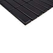 Mosaikfliese Stäbchen Uni ST 360 (29,7 x 29 cm, Schwarz, Matt) | BAUHAUS