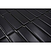Mosaikfliese Stäbchen Uni ST 360 (29,7 x 29 cm, Schwarz, Matt) | BAUHAUS