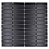 Mosaikfliese Stäbchen Uni ST 360 (29,7 x 29 cm, Schwarz, Matt) | BAUHAUS