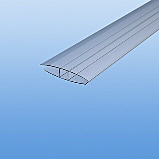 H-profiel HSX (2,55 m x 16 mm, Polycarbonaat, Transparant)