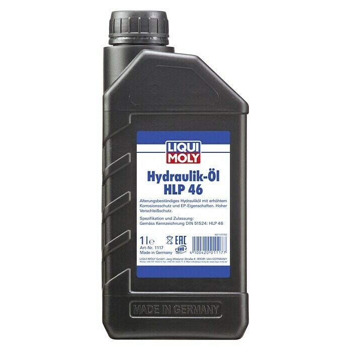 Liqui Moly Hydrauliköl HLP 461 l Front View