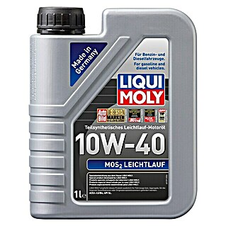 Liqui Moly Leichtlaufmotorenöl MoS2 10W-40 (10W-40, A3, 1.000 ml)
