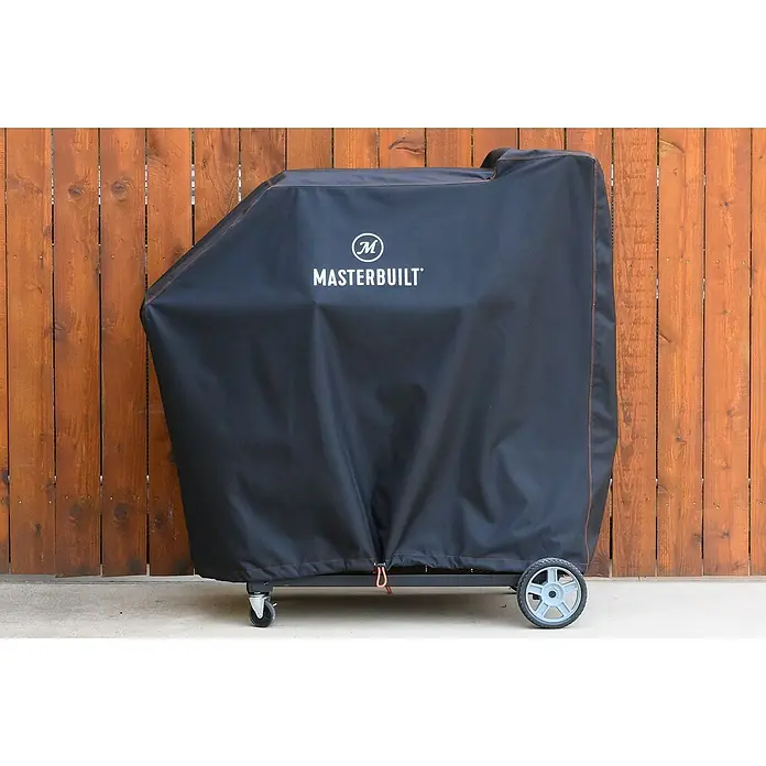 Masterbuilt Grill-Schutzhülle - Passend für: Masterbuilt Holzkohlegrill & Smoker Gravity 560 - Masterbuilt Grill mit schwarzer Schutzhülle. Die Hülle schützt den Grill vor Witterungseinflüssen und hält ihn sauber, mit dem Masterbuilt-Logo.