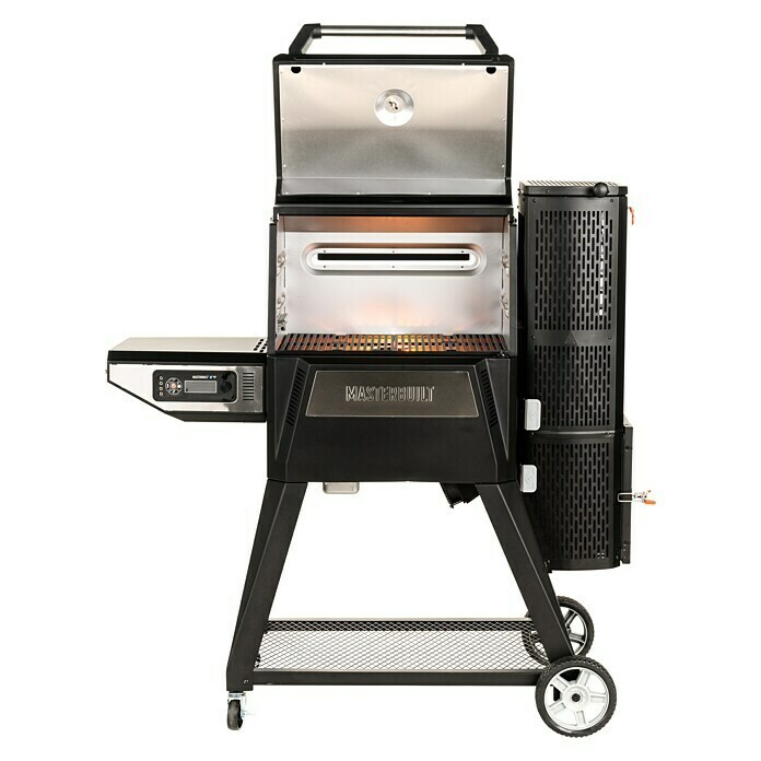 Masterbuilt Holzkohlegrill Gravity 560 DigitalSchwarz, Hauptgrillfläche: 56 x 38 cm Front View