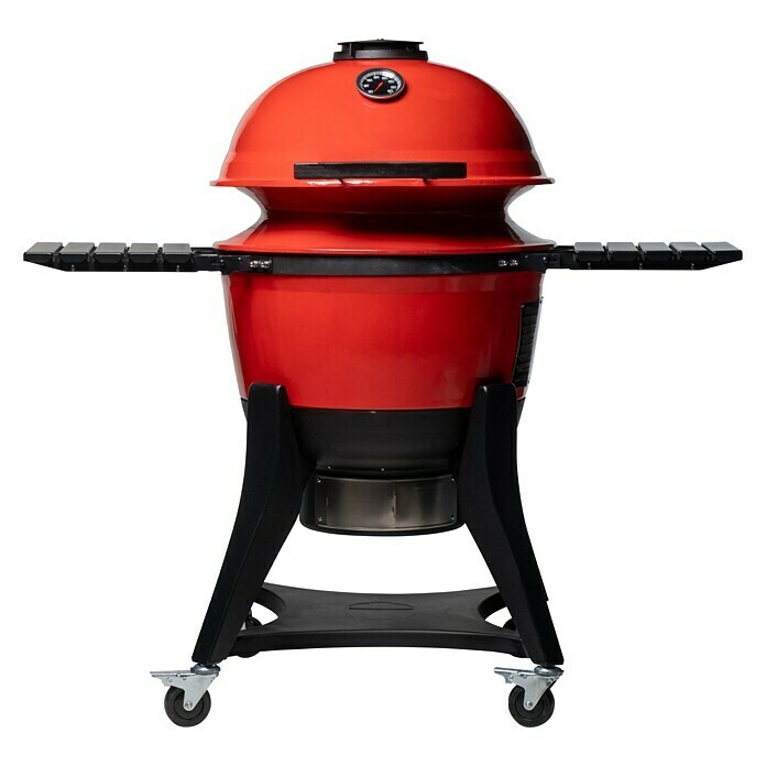 Kamado Joe Holzkohlegrill Kettle JoeRot, Hauptgrillfläche: Ø 55 cm Front View