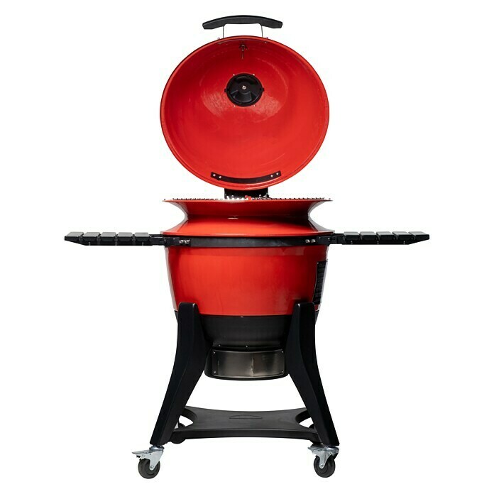 Kamado Joe Holzkohlegrill Kettle JoeRot, Hauptgrillfläche: Ø 55 cm Front View