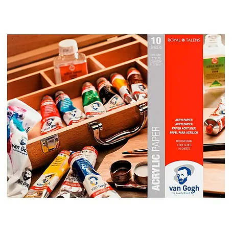 Talens Van Gogh Bloc de papel para pintura acrílica