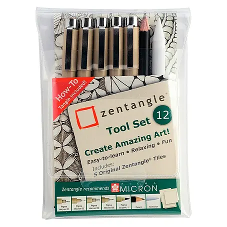 Talens Sakura Set de marcadores de efecto lacado Zentangle Tool