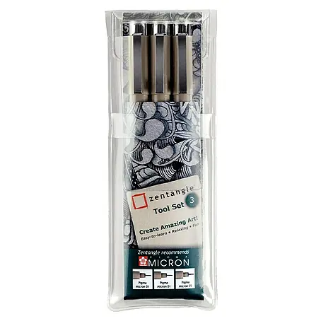 Talens Sakura Set de marcadores de efecto lacado Zentangle Tool