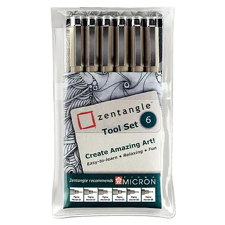 Talens Sakura Set de marcadores de efecto lacado Zentangle Tool