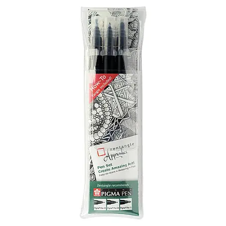Talens Sakura Set de marcadores de efecto lacado Aprendiz Zentangle