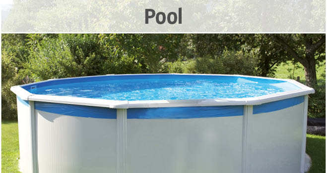 Pool bei BAUHAUS