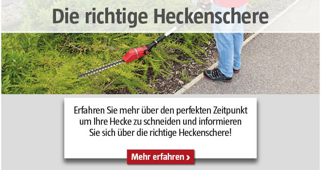 Die richtige Heckenschere