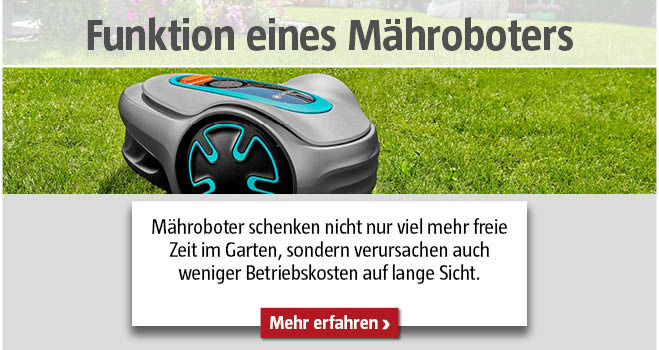 Funktion eines Mähroboters