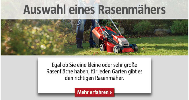 Auswahl des richtigen Rasenmähers