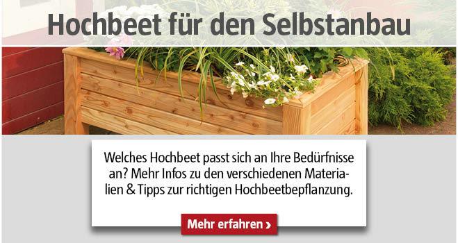 Hochbeet für den Selbstanbau