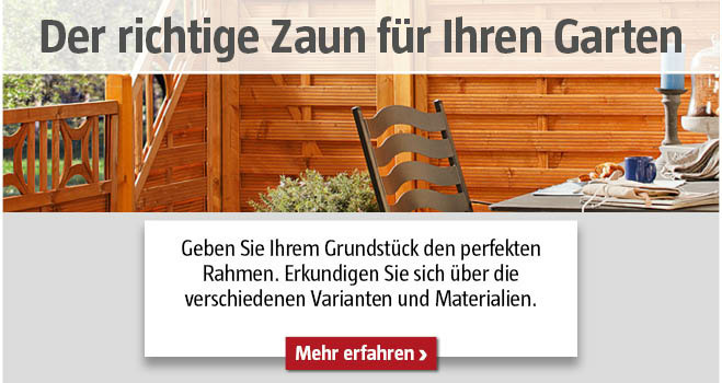 Garten einzäunen