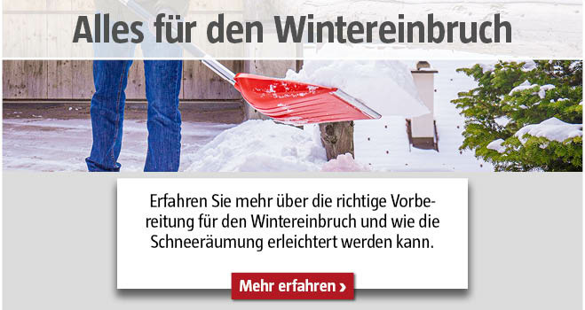 Alles für den Wintereinbruch