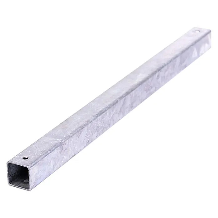 Stema Kissenstütze - L x B x H: 6 x 4 x 4 cm - Metall Vierkantrohr mit Löchern an den Enden. Ideal für Bauprojekte und Konstruktionen aller Art.
