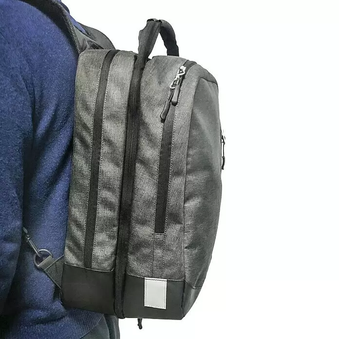Gepäckträgertasche 2in1 - Volumen: 25 l, Schwarz - Anwendungsbeispiel