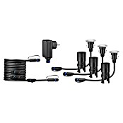 Paulmann Plug & Shine LED-Gartenspot-Set (3 x 2,5 W, 24 V, IP65, Höhe: 90 mm)