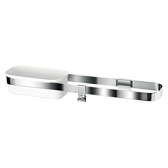 Camargue Douchekorf Mina (b x h: 60 x 8,5 cm, Grijs, Gesatineerd) | BAUHAUS