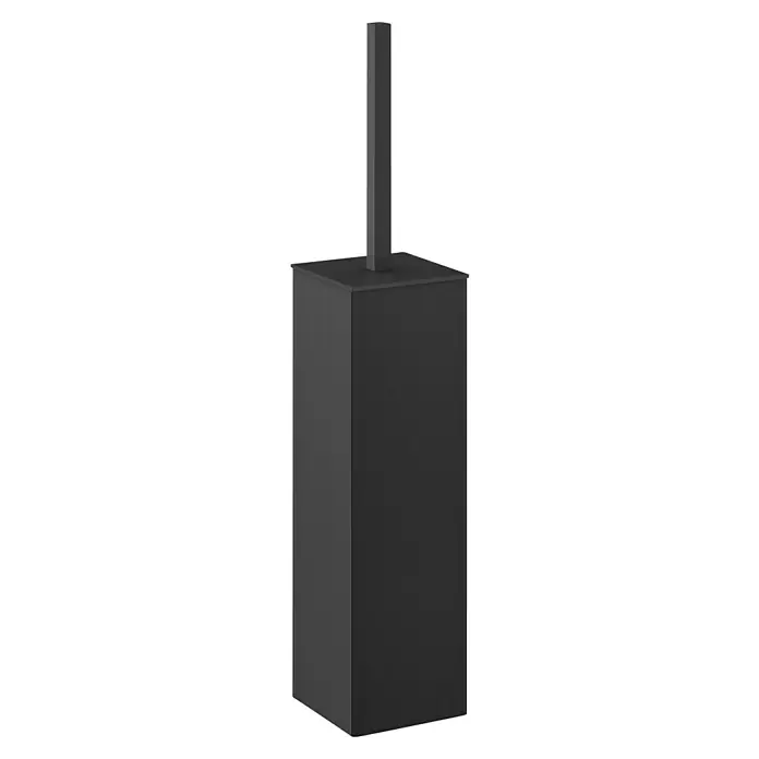 Zack Carvo WC-Bürstengarnitur - Ohne Halterung, Edelstahl, Schwarz - Ein schlanker, moderner WC-Bürstenhalter in elegantem Schwarz. Er ist eine stilvolle Ergänzung für jedes Badezimmer.