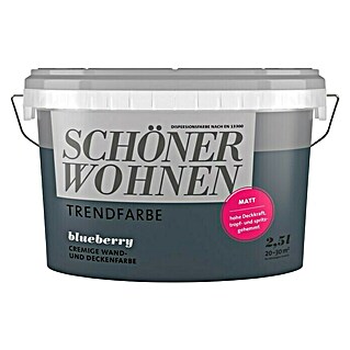 Boja za zid SCHÖNER WOHNEN Trend (Blueberry, Mat, 2,5 l)