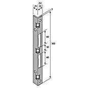 Abus Schließblech SSB 400 (25 x 25 x 300 mm)