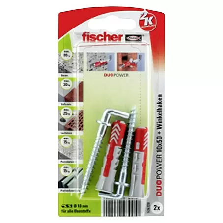 Fischer Duopower Dübel-Set 10x50 WH