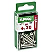 Spax Halbrundkopfschraube (4 x 30 mm, Verzinkt, 16 Stk., Kopf-Kreuzschlitz (Pozidriv))