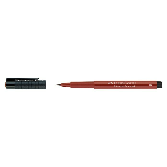 Faber-Castell Tuschestift PittIndischrot, Brushspitze View From Above